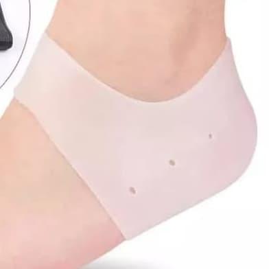 Gambar Sepasang Soft Silicon Gel - Silikon - Kaos Kaki Pelindung Tumit PAD 02 - Putih dari Artshop Links undefined Tokopedia
