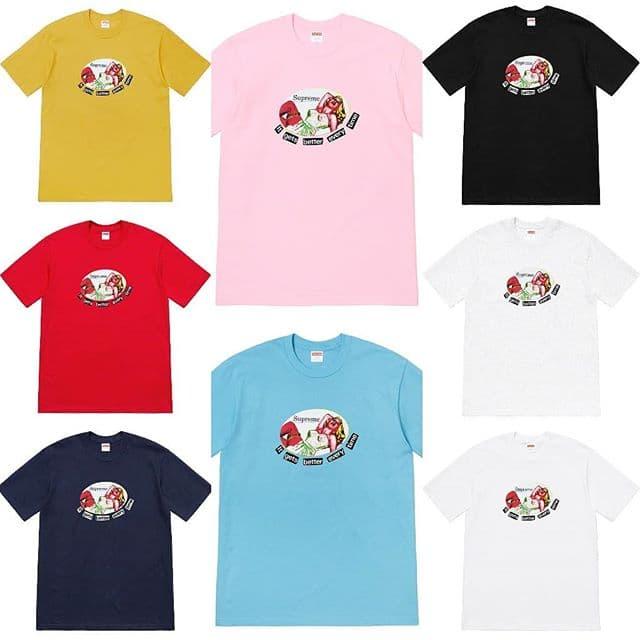 SUPREME IT GETS BETTER EVERY TIME TEE 
