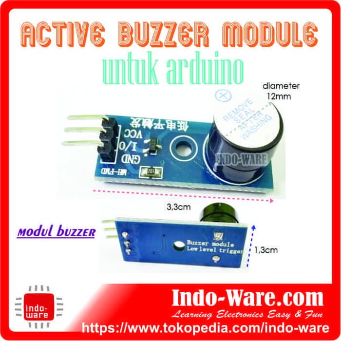 Jual Active Buzzer Module untuk Arduino - Kota Semarang - inverter ...