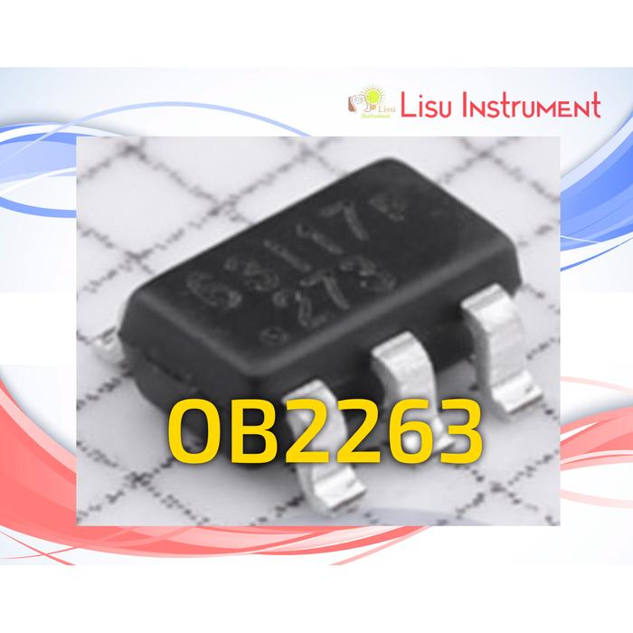 Gambar OB2263MP OB2263 OB2263AMP Current Mode PWM Controller SOT23-6 - Biasa dari Lisu Instruments undefined Tokopedia