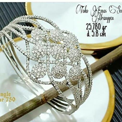 Jual Gelang Emas Putih Variasi Kab Semarang Toko Emas Semar Manggen2 Tokopedia