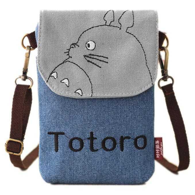 Gambar Tas Selempang Totoro Studio Ghibli - Biru dari Pikowa Shop undefined Tokopedia