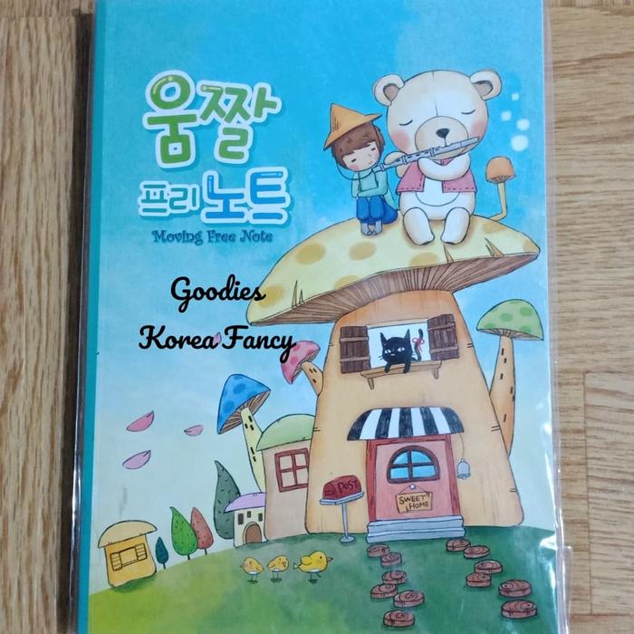 Gambar Buku Tulis Moving Free Note Ori Korea Ready Stock - Hijau dari Goodies Korea Fancy undefined Tokopedia