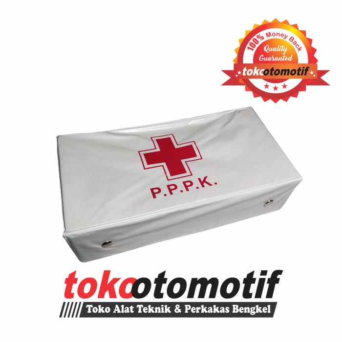 Gambar Kotak P3K Putih Lengkap + Isi / First Aid Kit Berkualitas dari Toko Alat Bengkel Mobil undefined Tokopedia