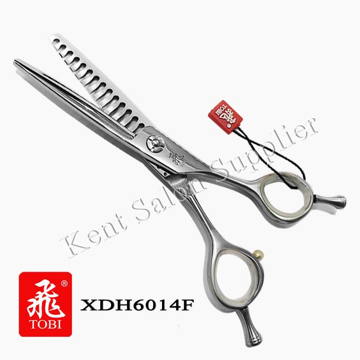 Gambar Gunting Penipis 45-50% TOBI XDH6014F dari Kent Salon Supplier undefined Tokopedia