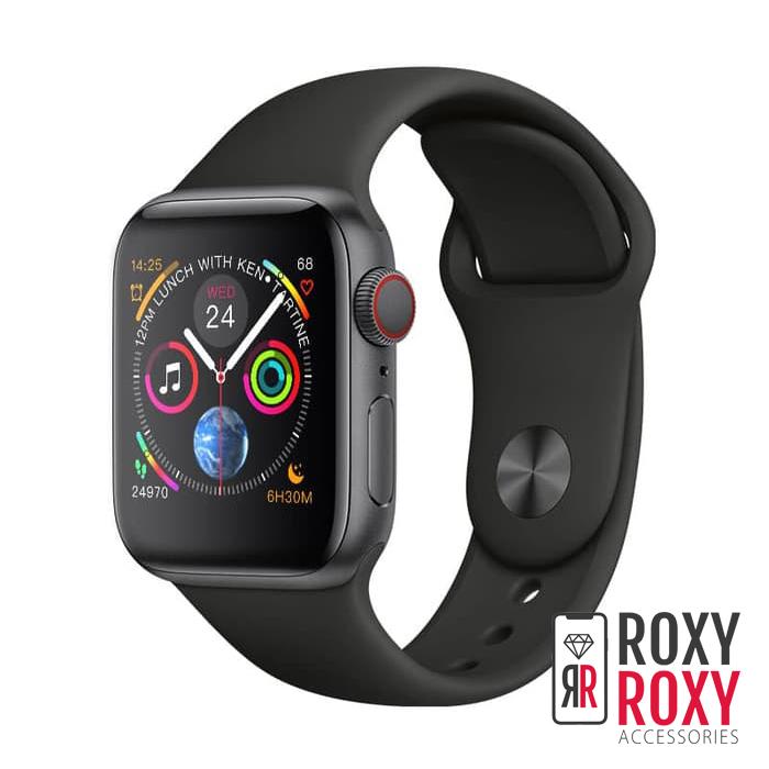 Gambar Smartwatch IWO 8 Android and iOS Support - Apple iWatch Mirror - Hitam dari RoxyRoxy undefined Tokopedia