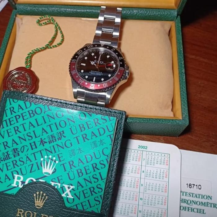 Jual Rolex GMT 16710 Coke - Jakarta Pusat - watchesandwatch | Tokopedia