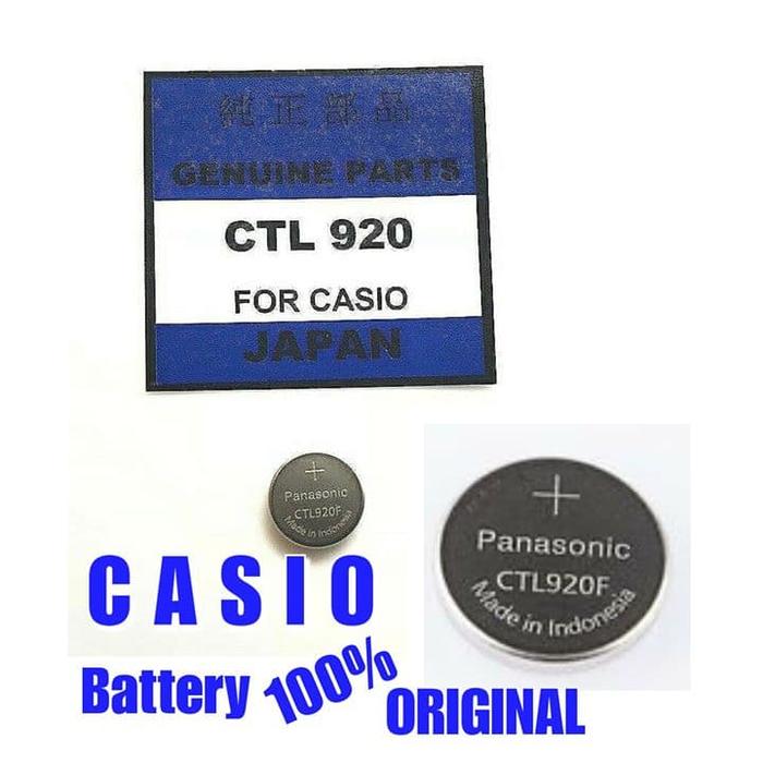 Jual Baterai Jam Tangan Casio Original Panasonic Ctl 920 Ctl920 Original Kab Bekasi Wahits Store Tokopedia