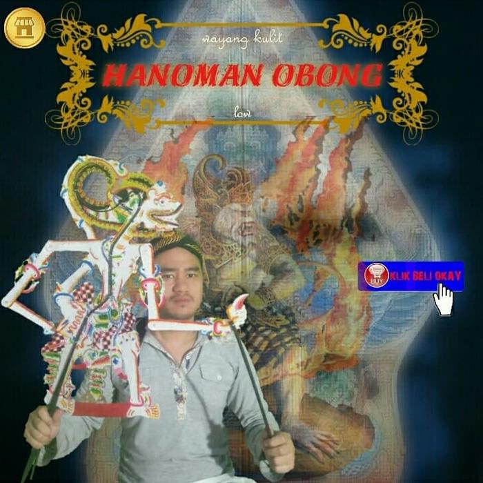 Gambar wayang kulit Low HANOMAN OBONG dari TOKO WAYANG SANGGAR ARYA undefined Tokopedia