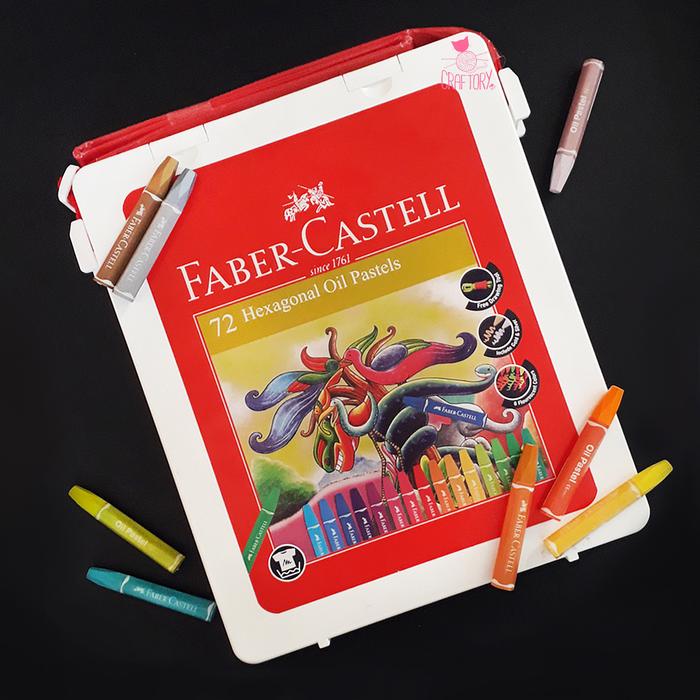 Gambar Faber Castell Hexagonal Oil Pastel Crayon 72 Colours Color Warna dari craftory.id undefined Tokopedia