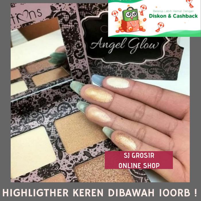 Gambar BEAUTY CREATION Angel Glow Highlighter Palette - Highlighter makeup dari Sentral Jaya Grosir undefined Tokopedia