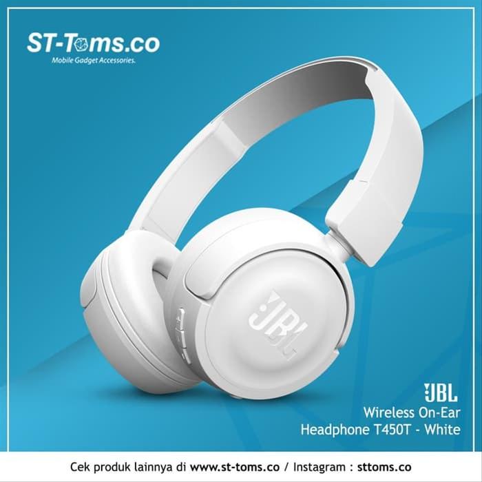 Jual JBL Wireless On-Ear Headphone T450BT - Putih kqr21 - Kota Tangerang  Selatan - romansa ol1 | Tokopedia