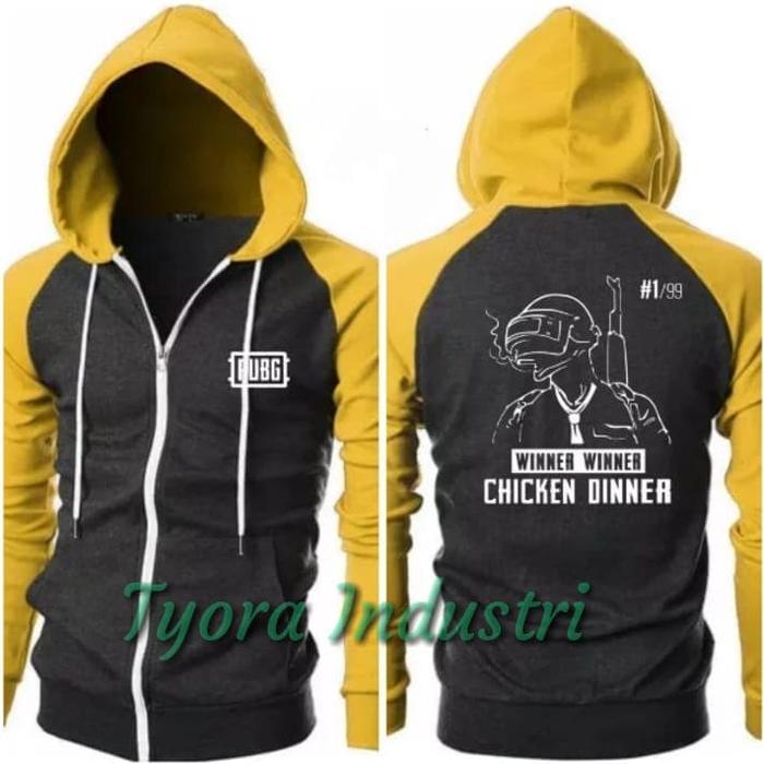 Gambar jaket zipper Chiken Dinner dari HS SURYA undefined Tokopedia