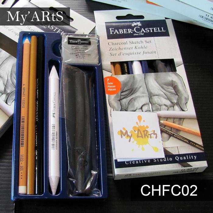 Gambar Faber Castell Goldfaber Charcoal Sketch Set dari Myarts undefined Tokopedia