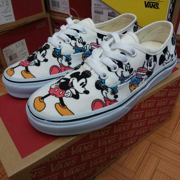 mickey mouse authentic vans