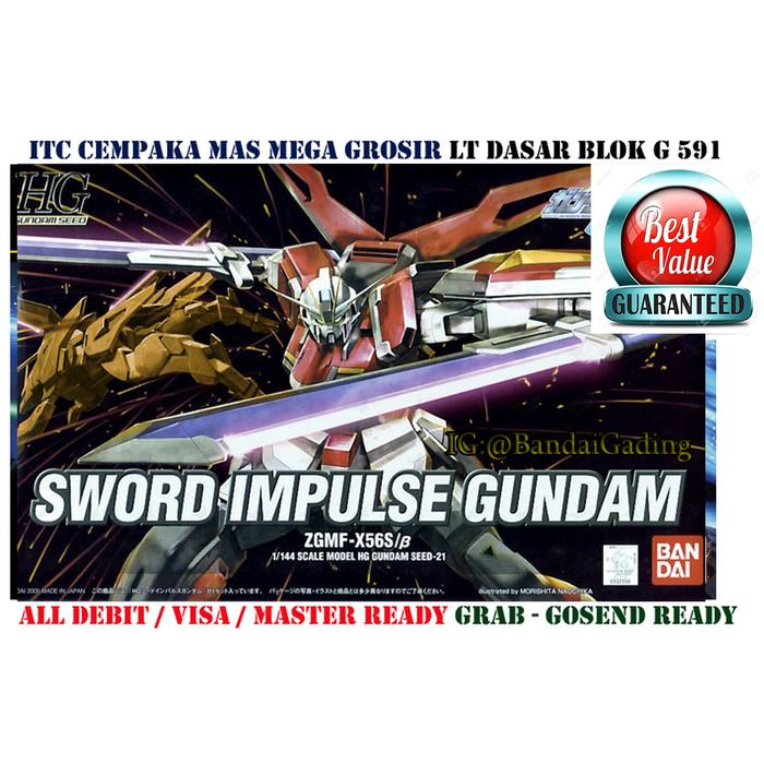 Gambar HG 21 Sword Impulse gundam Bandai Seed Destiny dari Bandai Gading undefined Tokopedia