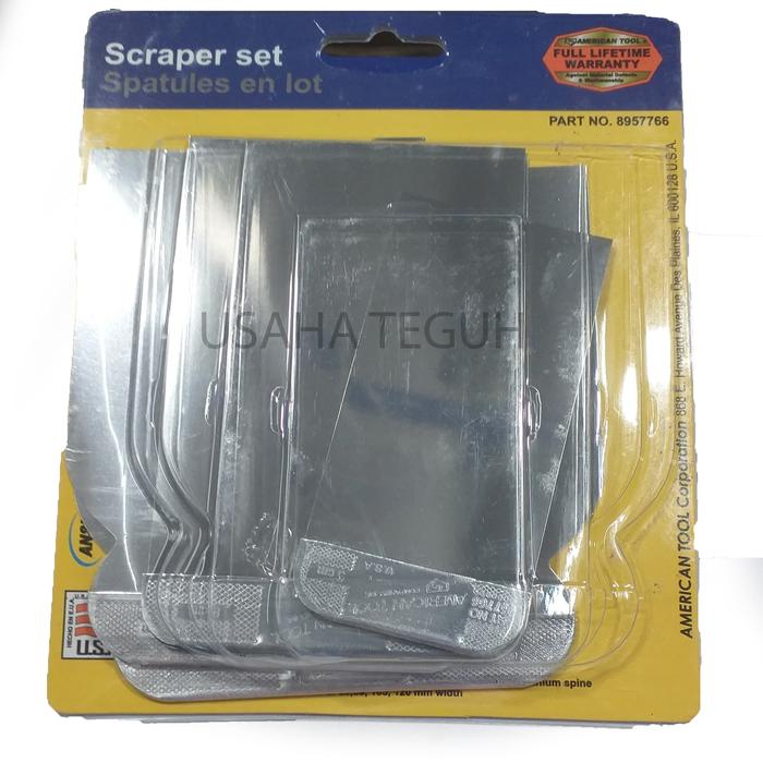 Gambar Scraper Set 4 pcs American Tool dari Usaha Teguh undefined Tokopedia