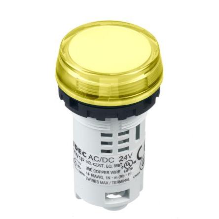 Gambar IDEC PILOT LIGHT (LED) 22MM INDICATOR LAMP , 24VDC - Kuning dari NANOAXIS KS undefined Tokopedia