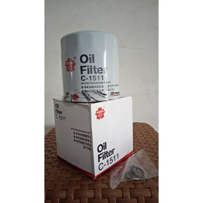 Gambar Filter Oli Isuzu Panther TBR 54 8-94430-983 C-1511 Sakura dari Lancar Motor Cikarang undefined Tokopedia