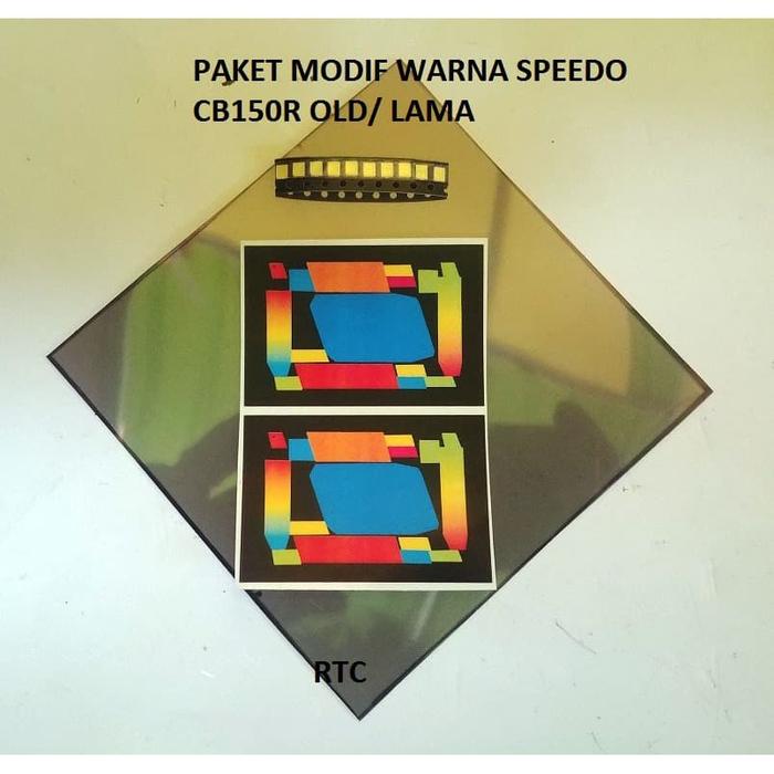 Gambar PAKET MODIF WARNA SPEEDOMETER CB150R OLD -DECAL STIKER-POLARIZER-LED dari Reix the crawler undefined Tokopedia