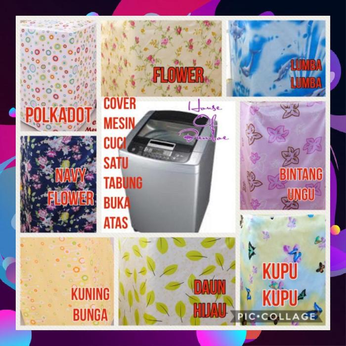 Jual Diskon Sarung Mesin Cuci Satu Tabung Buka Atas Cover Mesin Cuci Diskon Jakarta Barat Tira Zatifaa Tokopedia