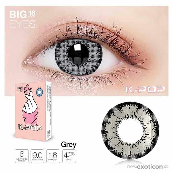Gambar KPOP SOFTLENS BY EXOTICON / BISA MINUS - GREY NORMAL dari D'softlens Lovers undefined Tokopedia