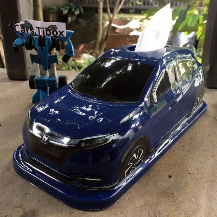 Gambar Tempat Tissue Unik Bentuk Miniatur Mobil Honda HRV - Biru dari HnD 83 shop undefined Tokopedia