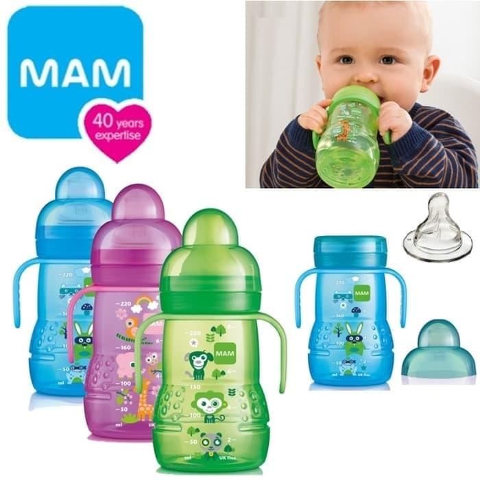 Gambar Mam Bottle Trainer Cup Botol Trainer Mam 220ml - Biru dari Papamama Babyshop undefined Tokopedia