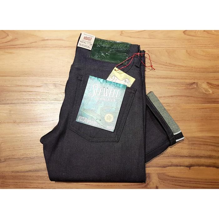 Jual Naked Famous Denim Weird Guy Real Seaweed Selvedge Denim
