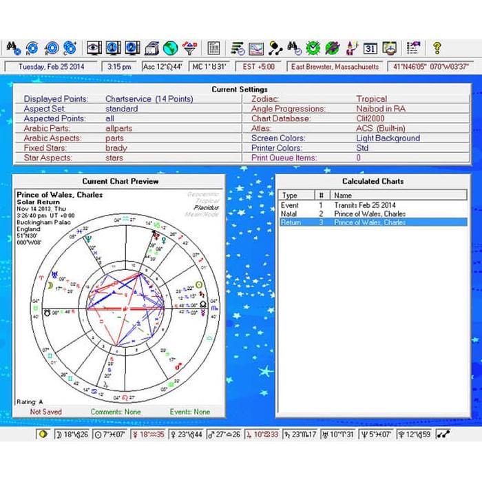 Gambar Solar Fire 9 - Software Astronomy dari CV Jaya-Bersama undefined Tokopedia