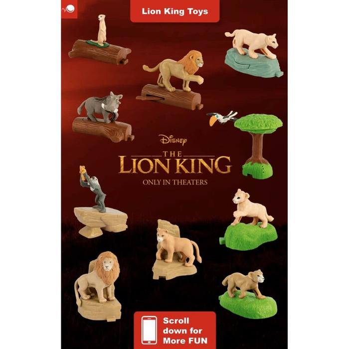 The Lion Mcdonalds Happy Meal Lion King 2019 Jual McDonald's