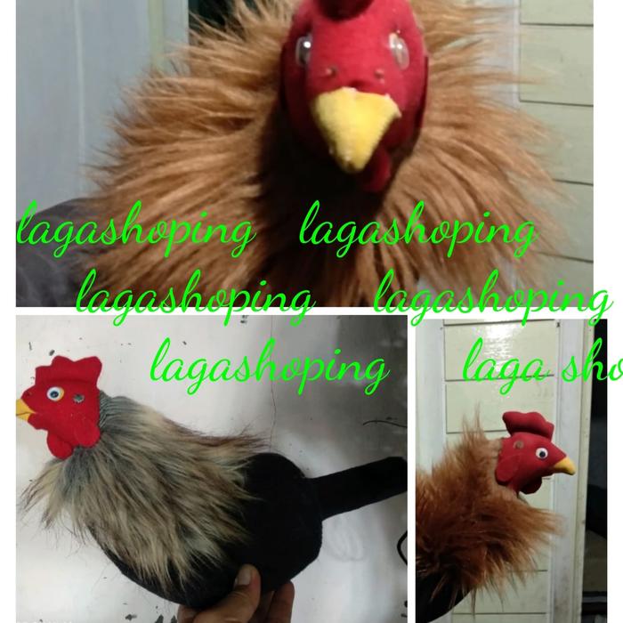 Gambar boneka latihan asesoris ayam tarung hy kepala dari lagashoping undefined Tokopedia