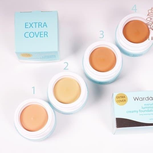 foundation glowing wardah
