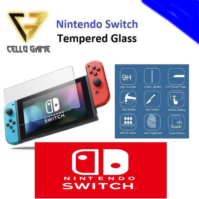 Gambar Premium Tempered Glass SCREEN Protector Nintendo Switch NS 9H - SWITCH V1/V2 dari CELLO GAME undefined Tokopedia