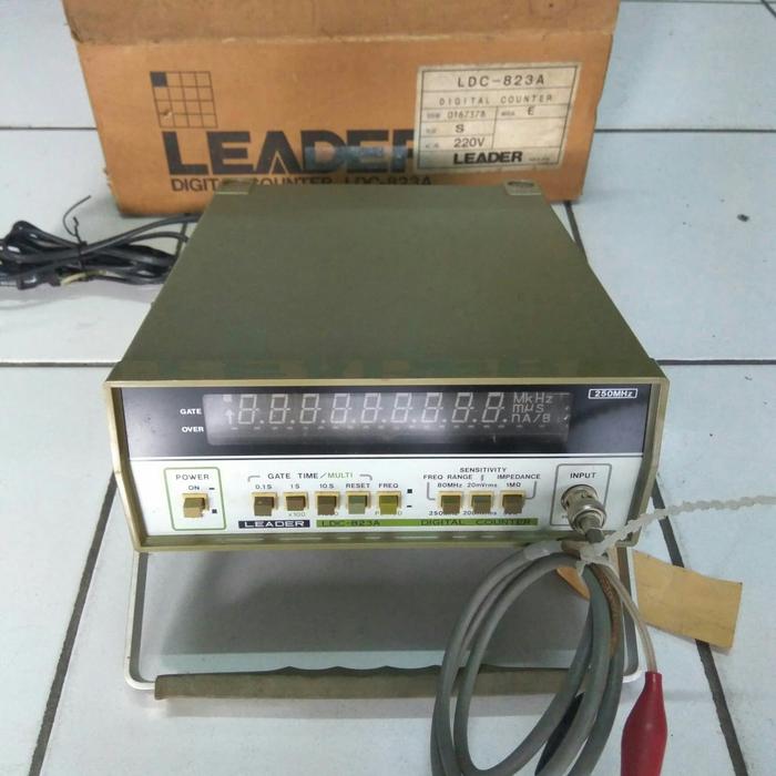 LEADER LDC-823A デジタルカウンタ LDC823a unit 3 - YouTube