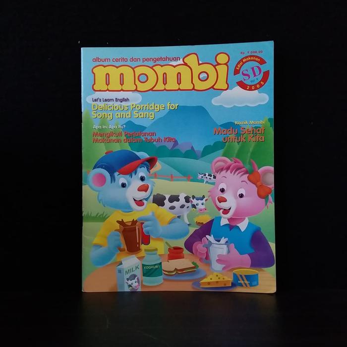 Gambar Majalah anak Mombi SD vol 9 tahun 2005 Edisi Makanan dari Vidya buana undefined Tokopedia