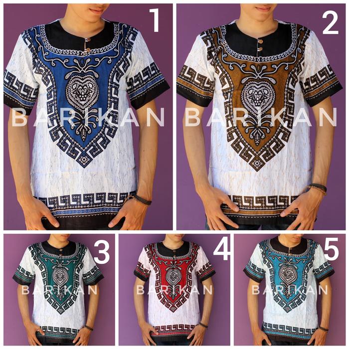Jual kaos Dashiki-Kaos Etnik Lombok-Kaos Santung-Kaos Santai - Kab. Cirebon  - Barikan Wering | Tokopedia