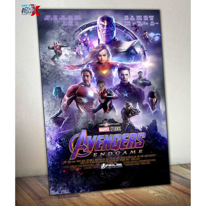 Gambar Wall Art / poster kayu Super Glosy : Avengers End Game (20cmX30cm) dari Hikaru Action Figure BDG undefined Tokopedia