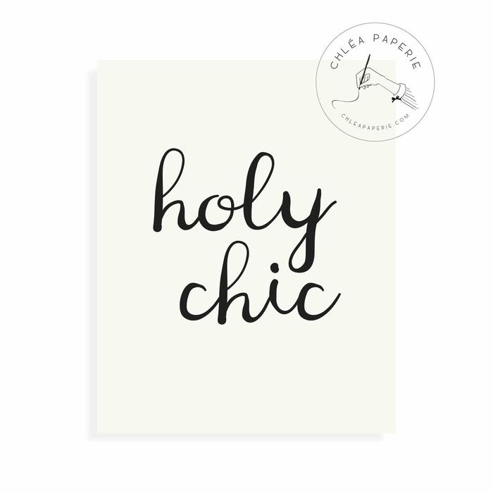Gambar Art Print / Holy Chic / Hiasan Dinding / Wall Art dari Chlea Paperie undefined Tokopedia