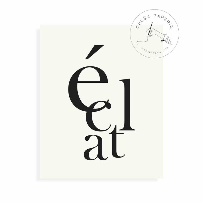 Gambar Art Print / Eclat / Hiasan Dinding / Wall Art dari Chlea Paperie undefined Tokopedia