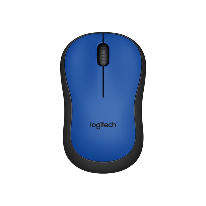 Gambar Logitech Mouse Wireless M221 Silent - Biru dari Tiankomptech undefined Tokopedia