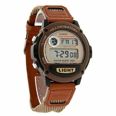 casio watch brown