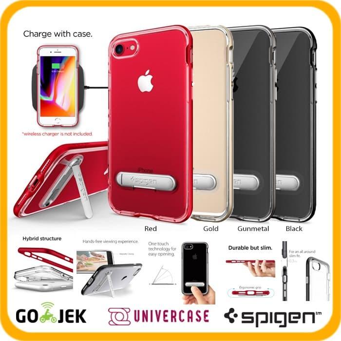 Jual Case iPhone iPhone Spigen Crystal Hybrid Casing Cover