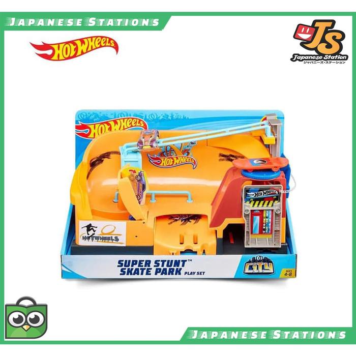 Gambar Hot Wheels City Super Stunt Skate Park - Mainan Trek Mobil Balap dari japanese stations undefined Tokopedia