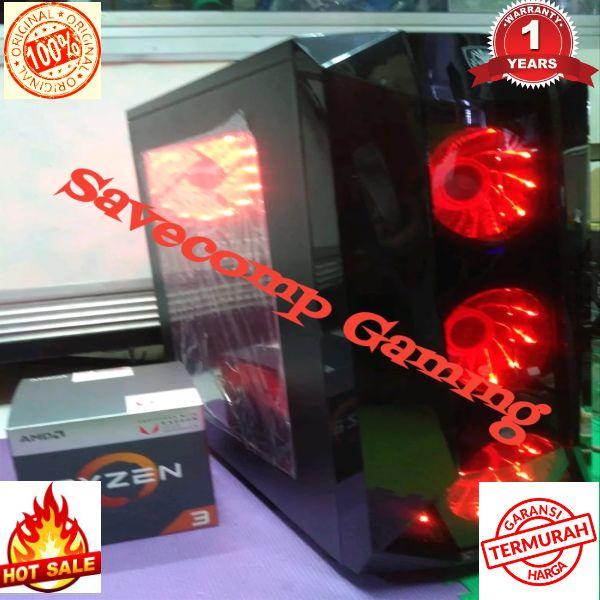 Jual CPU Gaming Ryzen 2200G feat 1050ti 4GB DDR Bandung