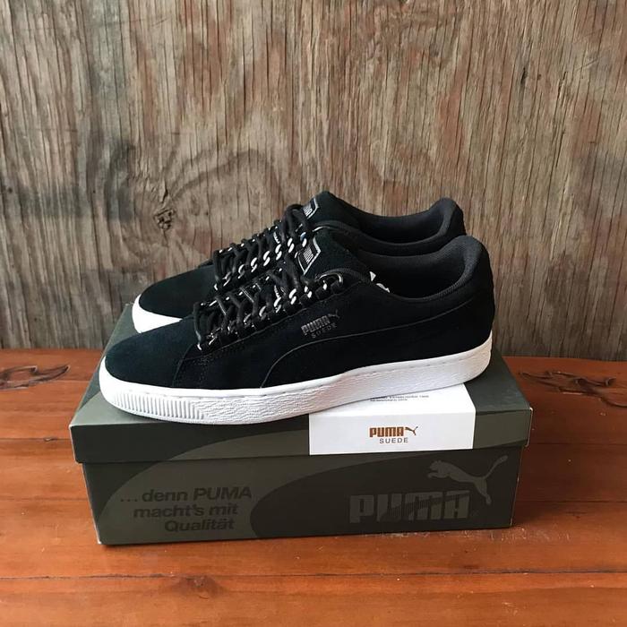 puma suede silver