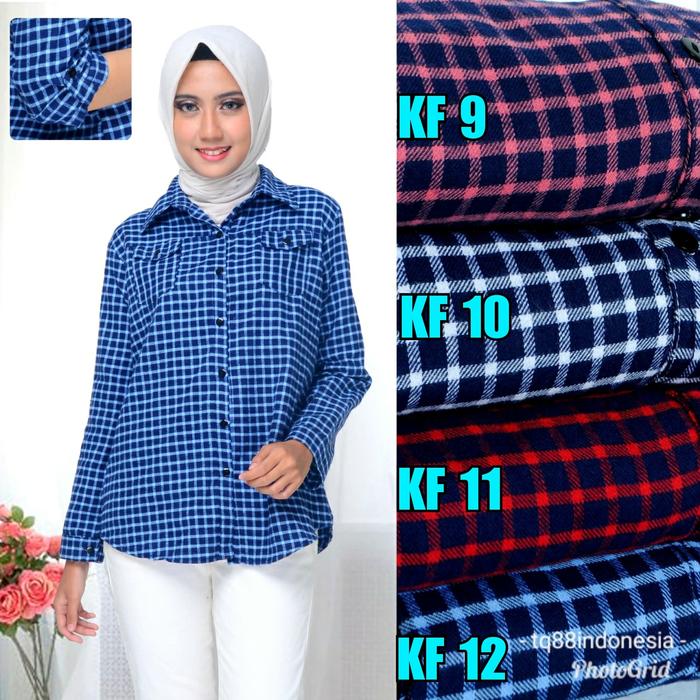 Gambar kemeja flanel wanita/kemeja flanel cewek/kemeja flanel terbaru/kemeja - Salem dari Tq88indonesia undefined Tokopedia