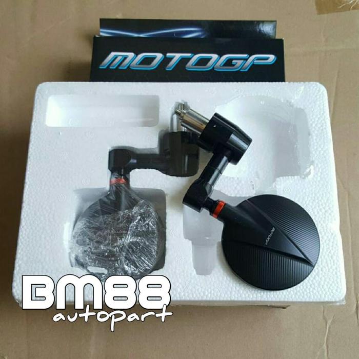 Gambar Spion Jalu Model Bulat MOTOGP - Motif Carbon Bar end Mirror CNC Besi dari BarokahMotor88 undefined Tokopedia