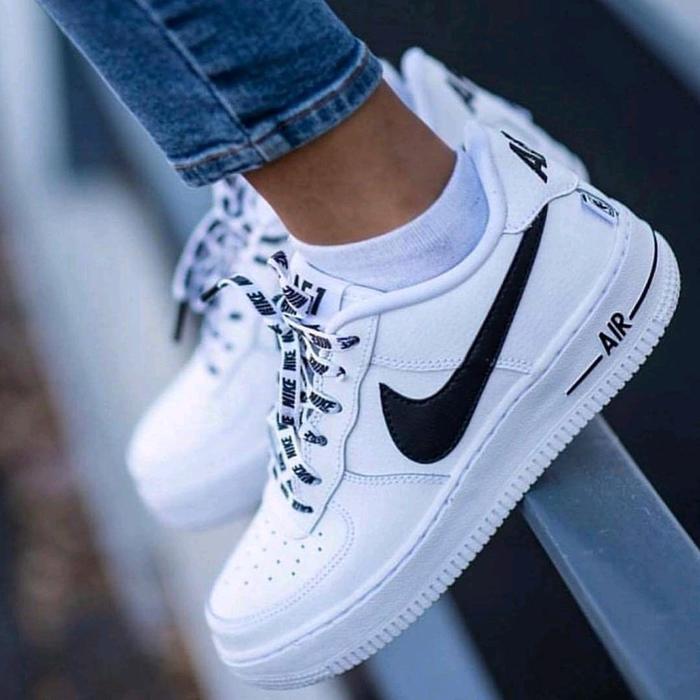 Jual nike air force one AF1 white strip black premium - Kota Salatiga -  Rendi Maulanazz | Tokopedia