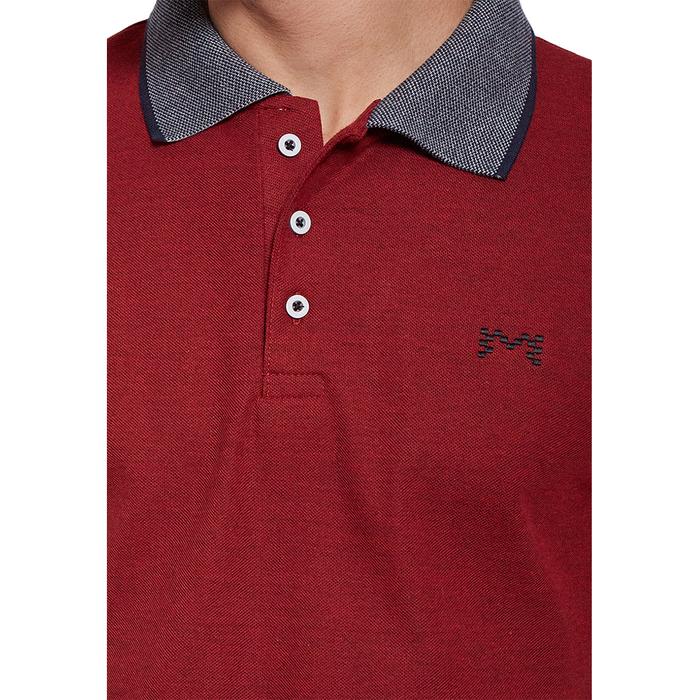 Gambar Mark Polo Shirt Maroon Black - S dari Mark Inc. Clothing undefined Tokopedia